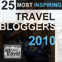 25 Most Inspiring Travel Bloggers In 2010   As We Travel Blog   Sofia von Porat   Nathan Schacherer