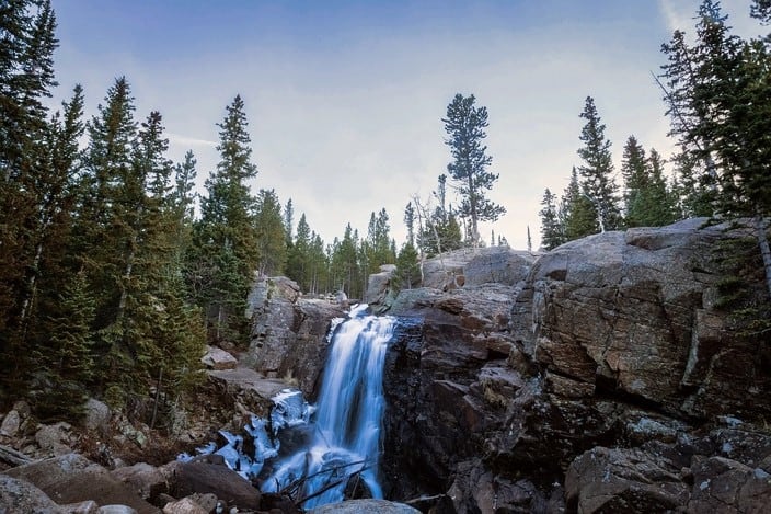 Alberta Falls Rocky Mountain National Park hikes