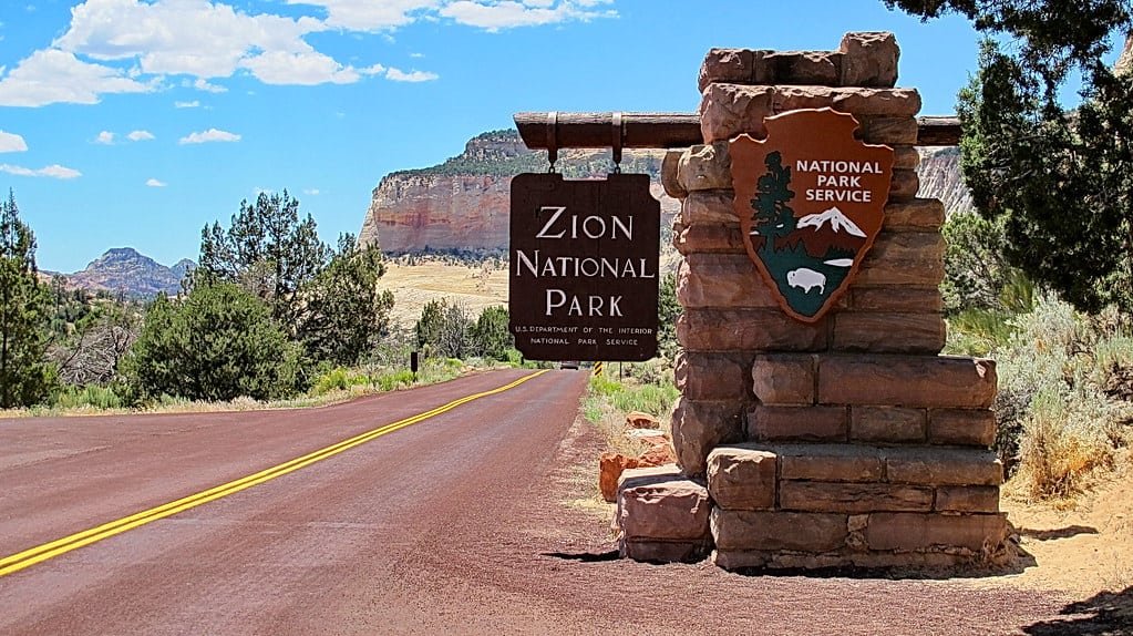 Zion National Park Entrance